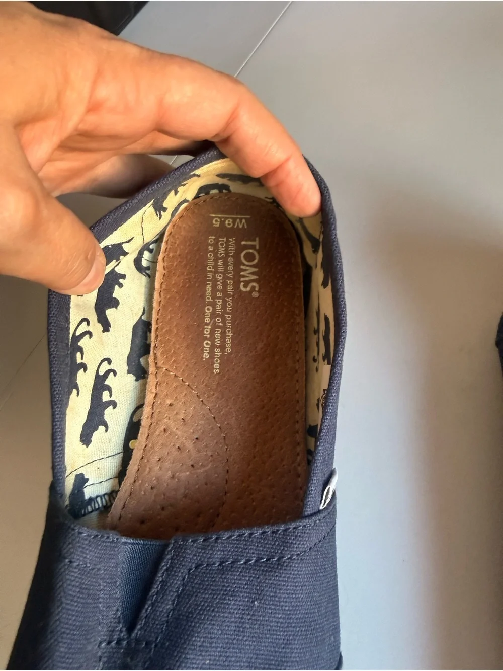 Toms Men's Slip-On Canvas Loafers - Dark Blue